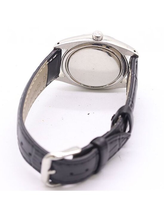 Rolex Oyster Date Precision Manual Winding Silver Dial Watch
